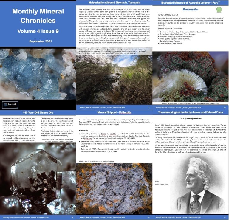 Mineral Chronicles vol 4 issue 9…