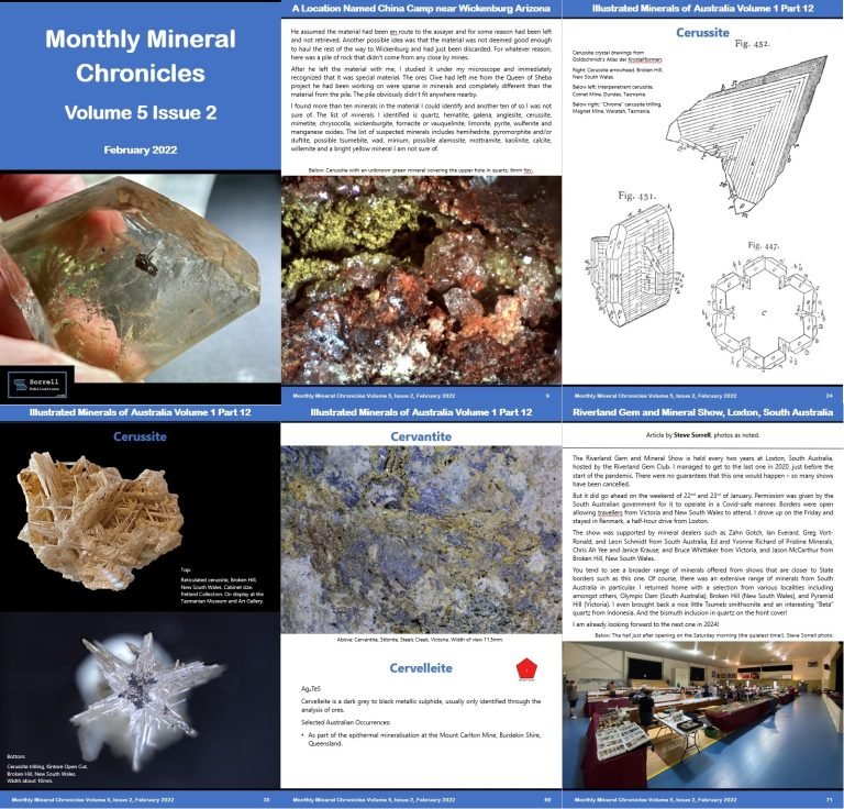 Monthly Mineral Chronicles Volume 5 Issue 2…