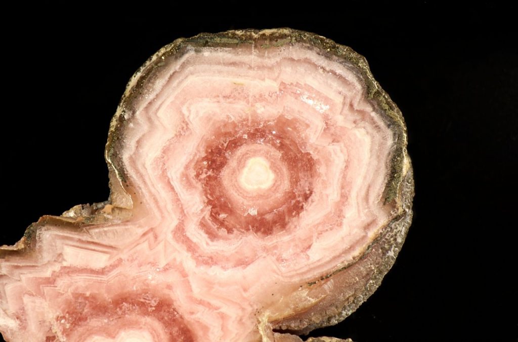 Rhodochrosite stalactite, Capillitas mining district, Andalgalá Department, Catamarca Province, Argentina