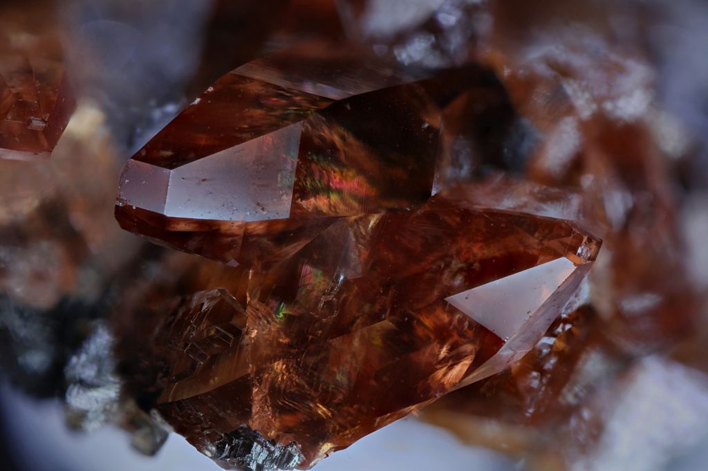 Rhodochrosite, N'Chwaning Mines, Kuruman, Kalahari manganese field, Northern Cape, South Africa