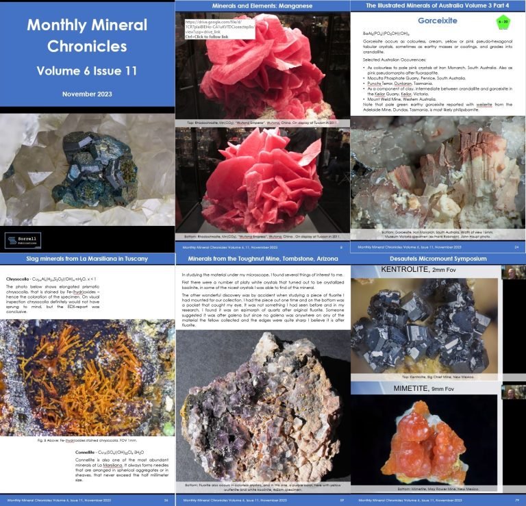 Monthly Mineral Chronicles Volume 6 Issue 11