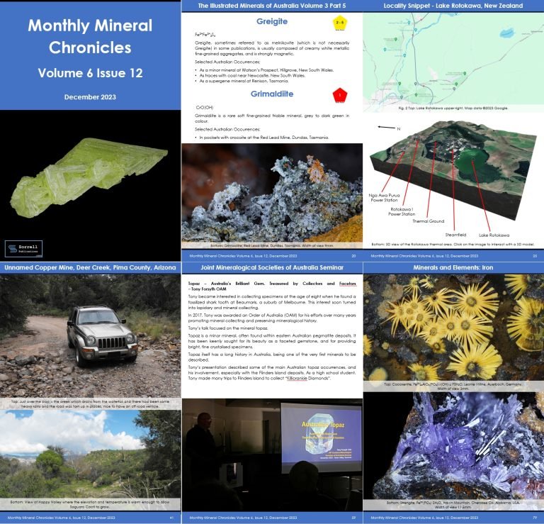 Monthly Mineral Chronicles Volume 6 Issue 12…