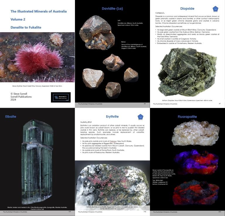 The Illustrated Minerals of Australia – Volume 2 – Electronic Edition