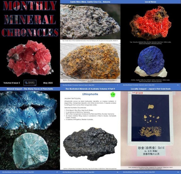 Monthly Mineral Chronicles Volume 8 Issue 5…